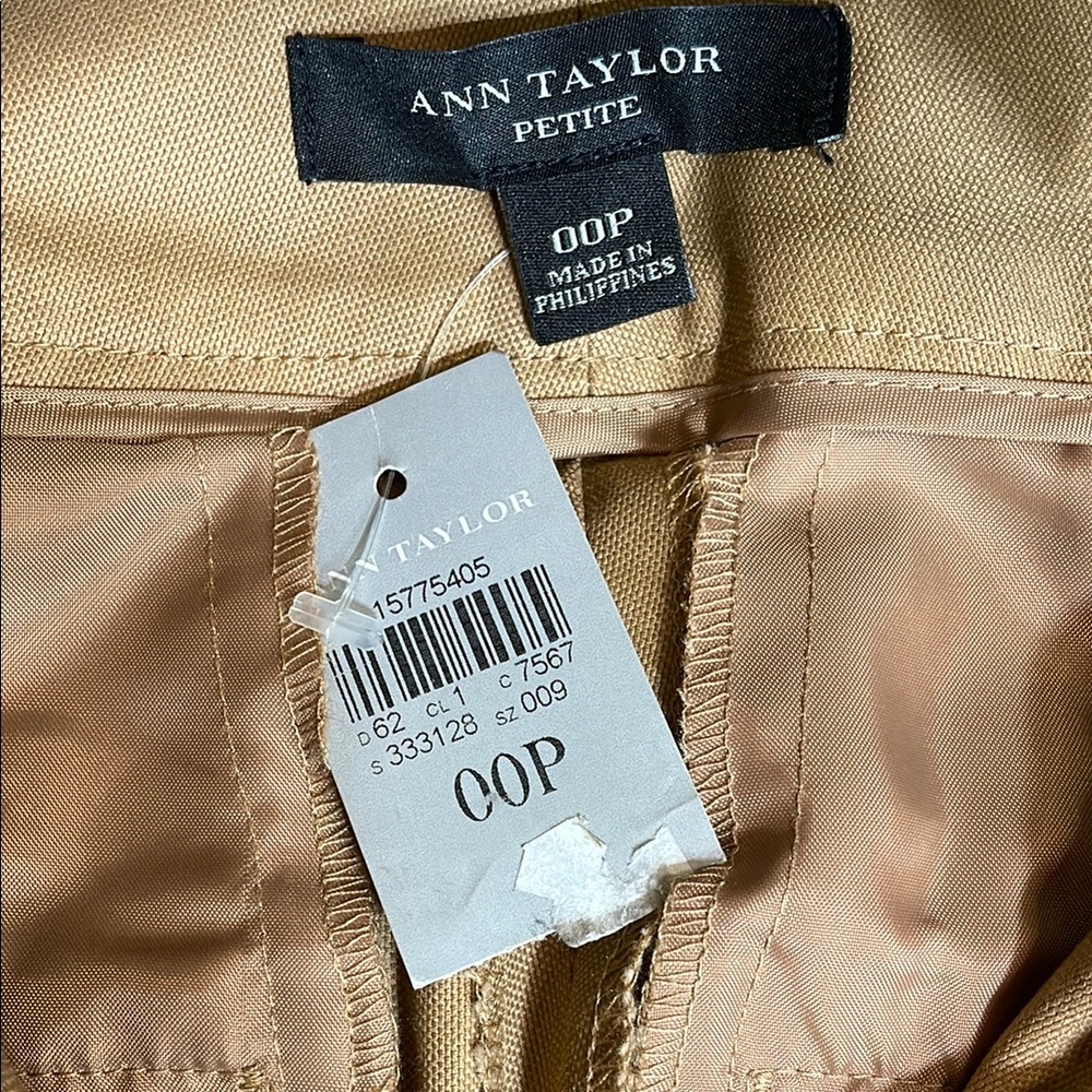 Ann Taylor Tan Trousers with Belt - Picture 5 of 13